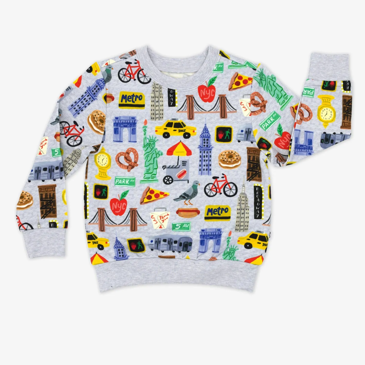Tops & Tees|Tops & Tees<Little Sleepies Crewneck Sweatshirt The Big Apple