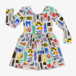 Dresses|Dresses<Little Sleepies Skater Dress The Big Apple