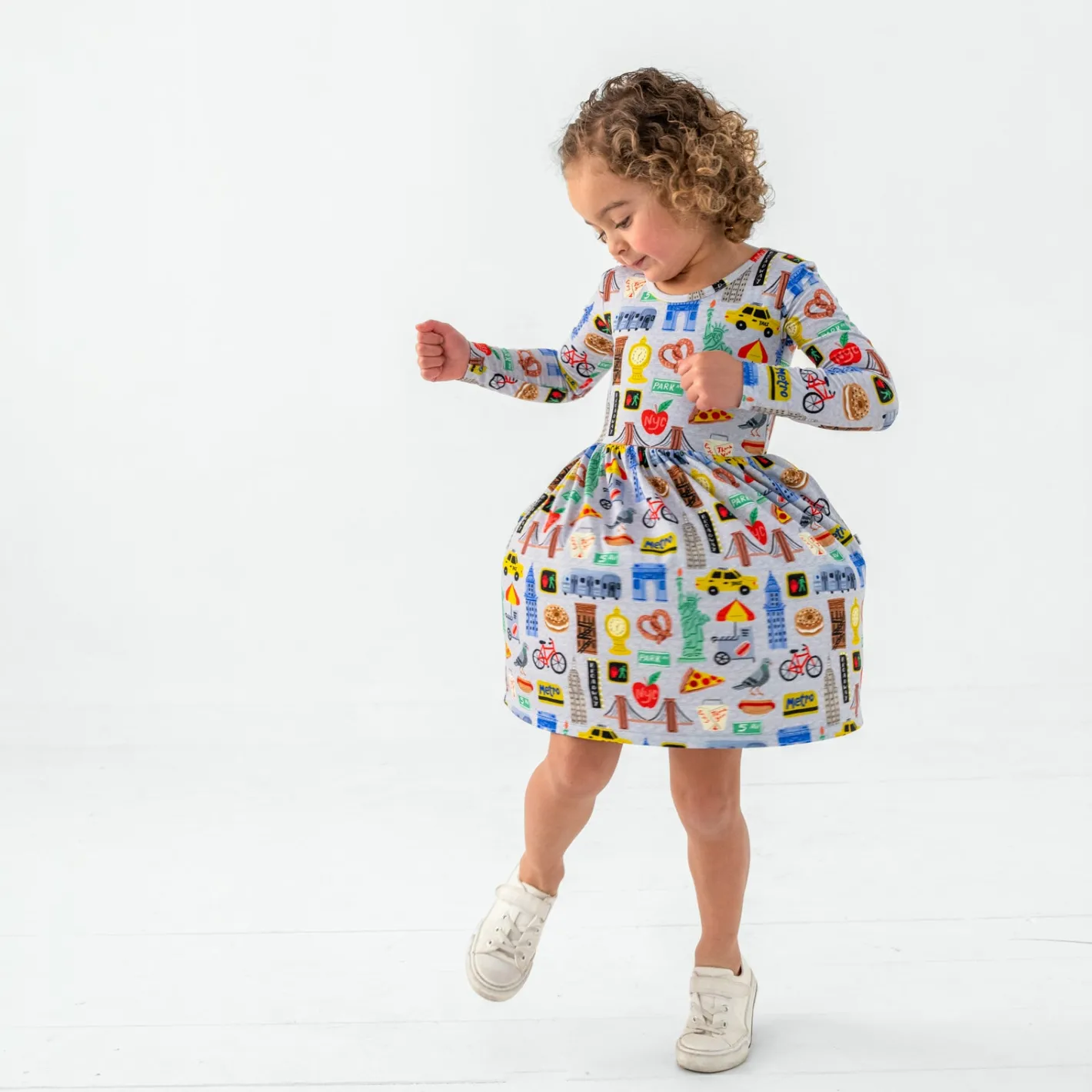 Dresses|Dresses<Little Sleepies Skater Dress The Big Apple