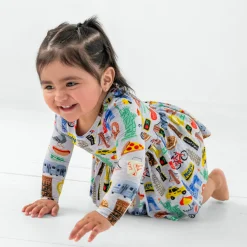 Bamboo Baby Clothes|Bodysuits<Little Sleepies Skater Dress with Bodysuit The Big Apple