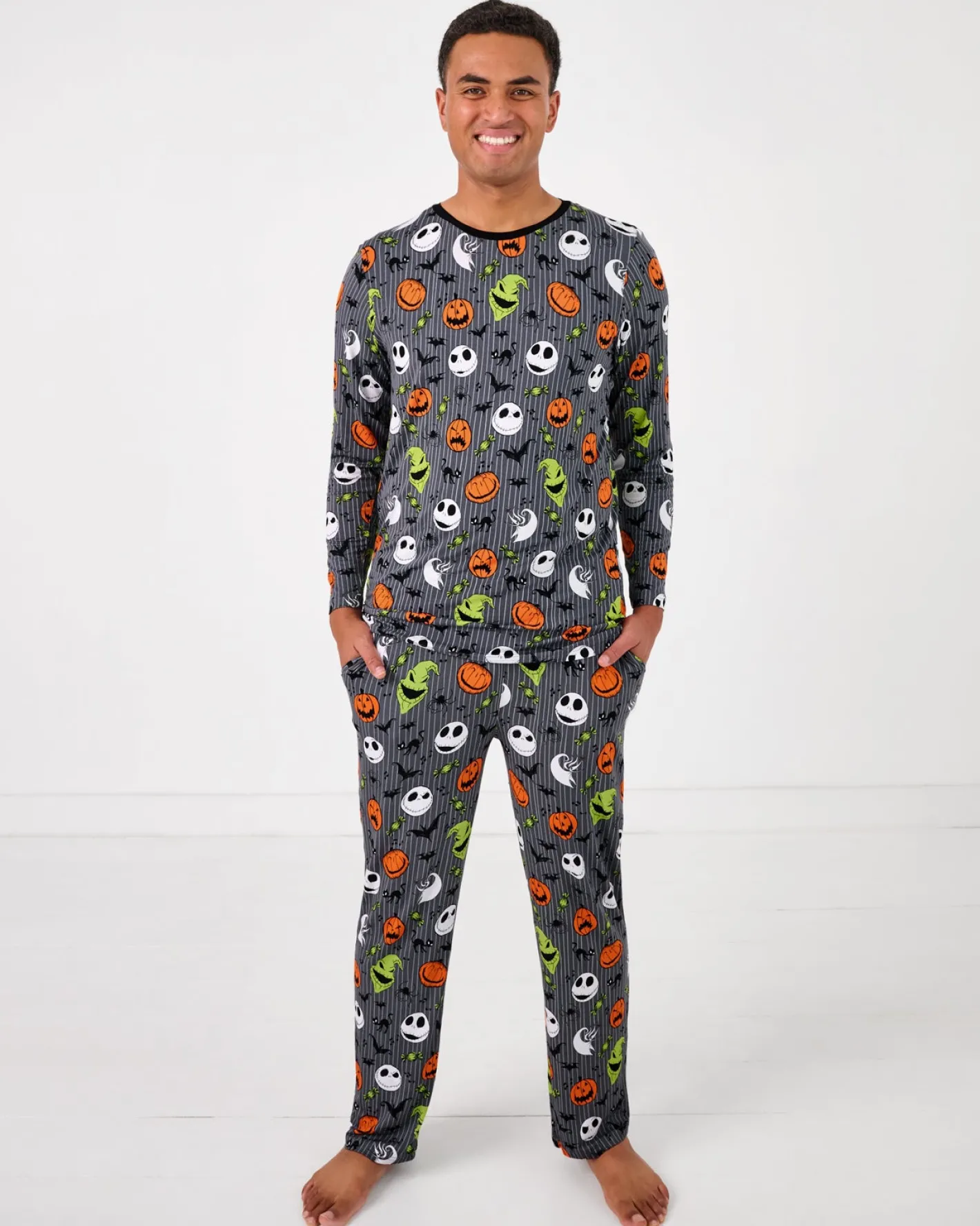 Daddy & Me|Full Family Matching<Little Sleepies Men's Pajama Pants The Nightmare Before Christmas