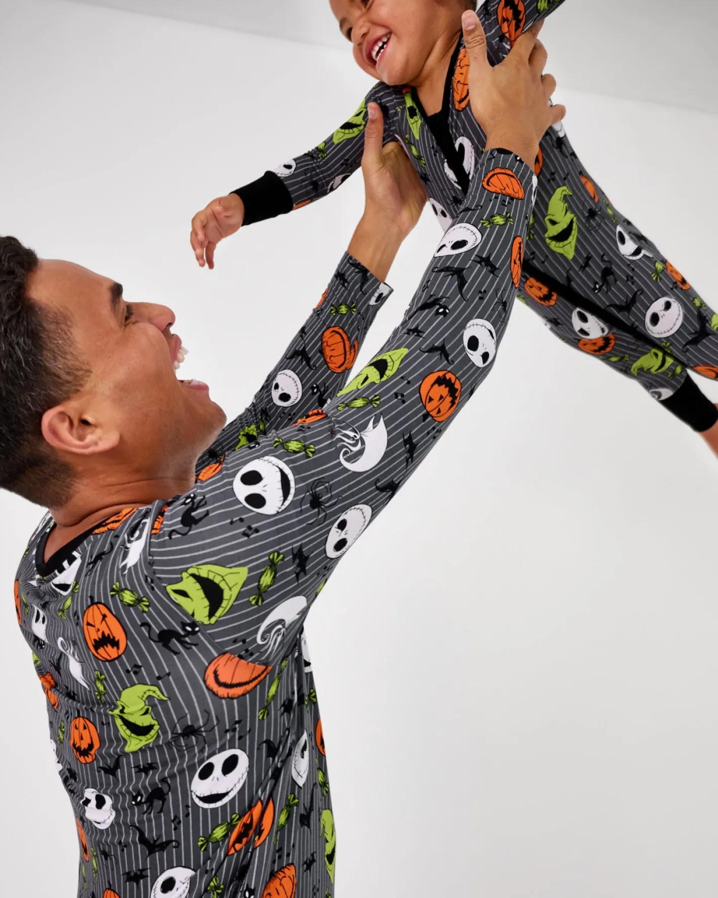 Daddy & Me|Full Family Matching<Little Sleepies Men's Pajama Top The Nightmare Before Christmas