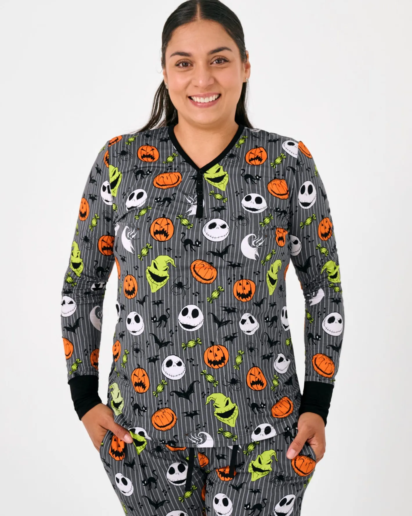 Mommy & Me|Mommy & Me<Little Sleepies Women's Pajama Top The Nightmare Before Christmas