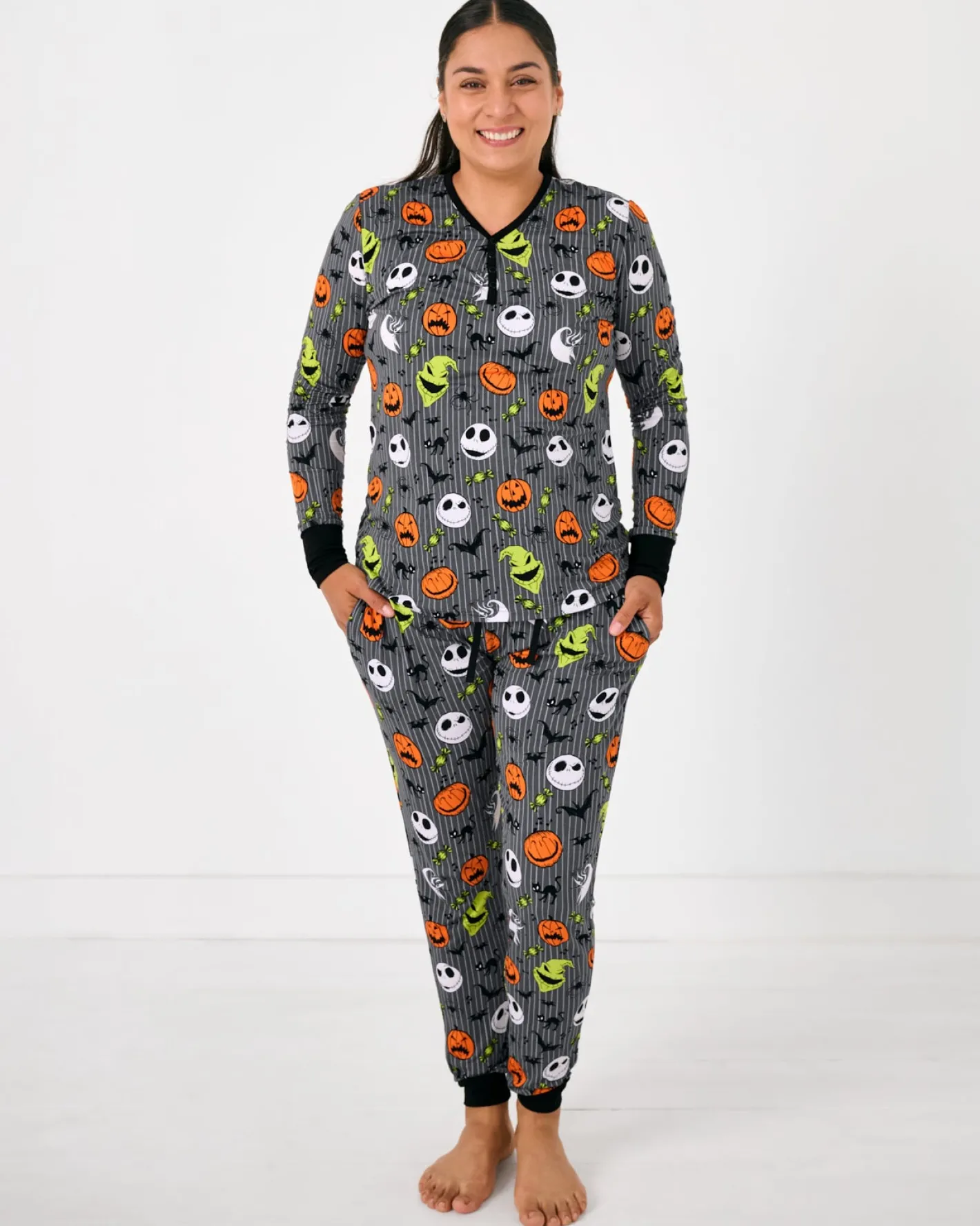 Mommy & Me|Mommy & Me<Little Sleepies Women's Pajama Top The Nightmare Before Christmas