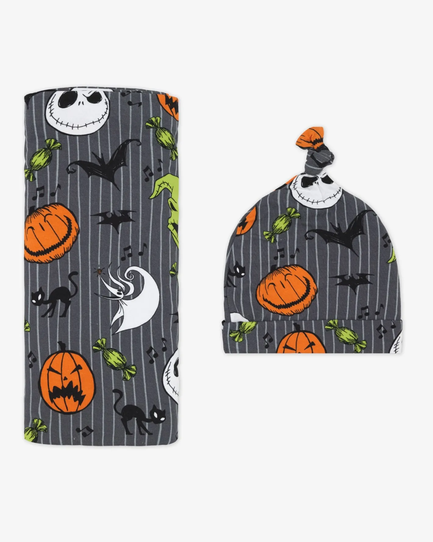 Layette|Swaddles<Little Sleepies Swaddle & Hat Set The Nightmare Before Christmas