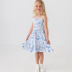 Dresses|Dresses<Little Sleepies Smocked Tank Dress Tidal Treasures