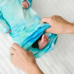 Layette|Infant Gowns<Little Sleepies Infant Gown Tidepool Watercolor