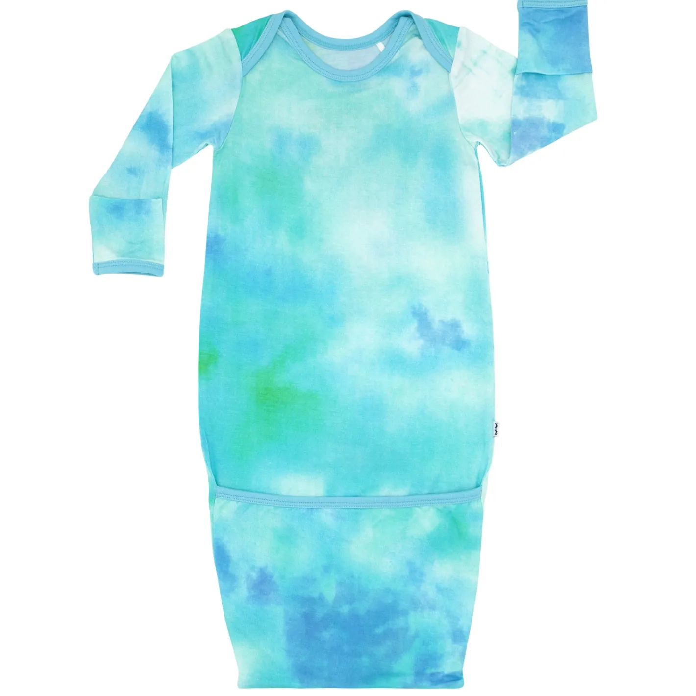Layette|Infant Gowns<Little Sleepies Infant Gown Tidepool Watercolor