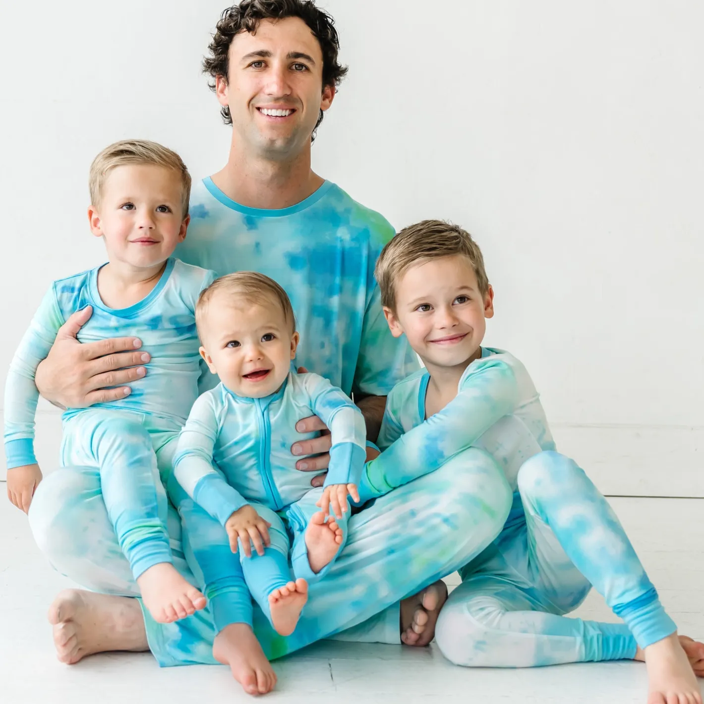 Two-Piece Pj Sets|Two-Piece Pj Sets<Little Sleepies Two-Piece Pajama Set Tidepool Watercolor