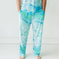 Daddy & Me|Men's<Little Sleepies Men's Pajama Pants Tidepool Watercolor
