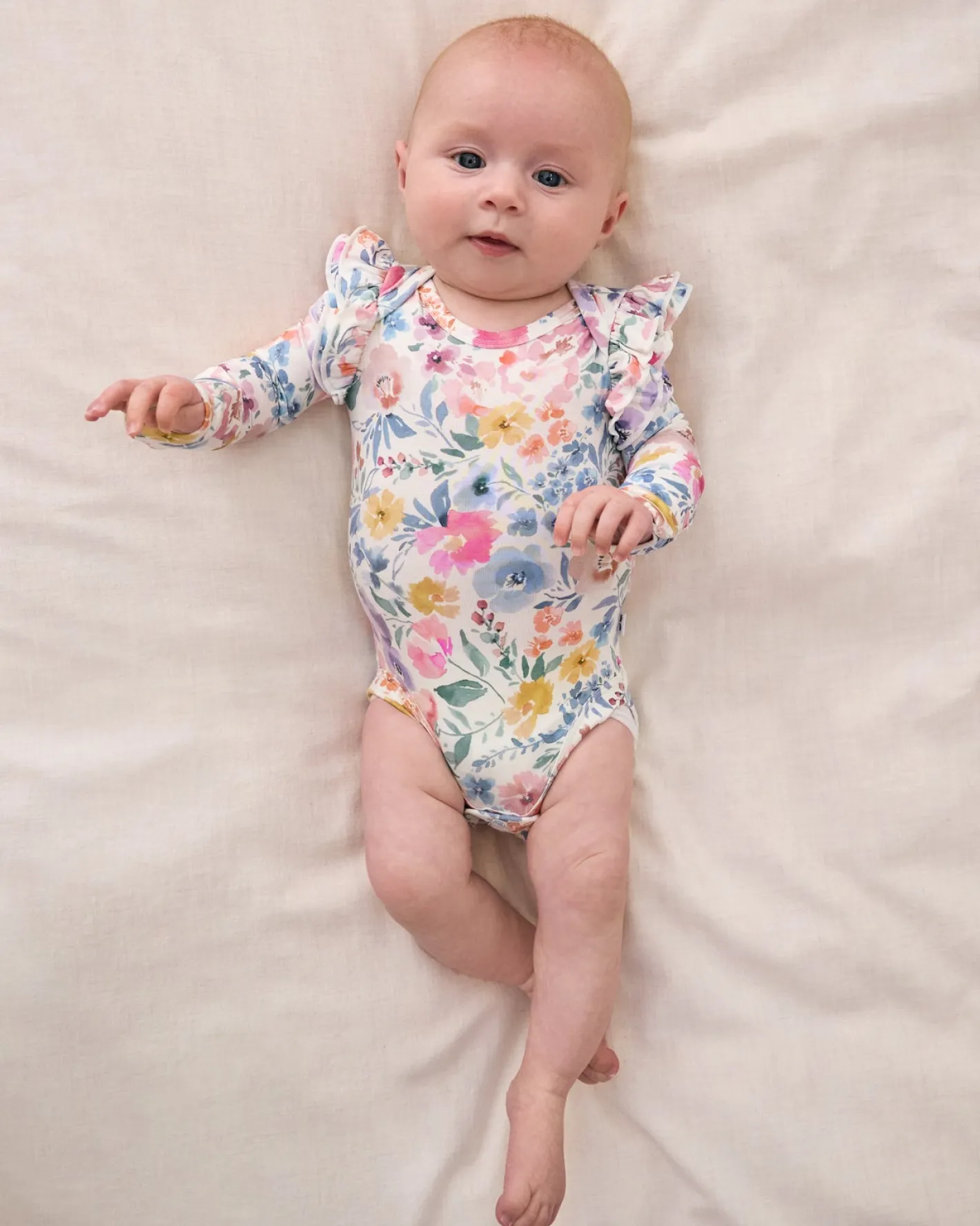 The Newborn Shop|The Newborn Shop<Little Sleepies Flutter Bodysuit Tiny Blooms