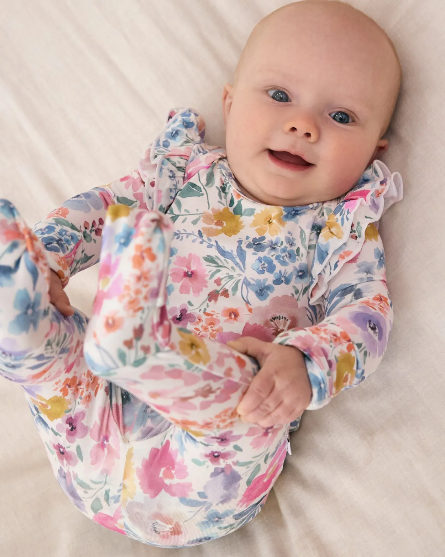 The Newborn Shop|The Newborn Shop<Little Sleepies Flutter Bodysuit Tiny Blooms