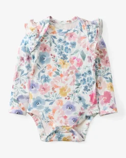 The Newborn Shop|The Newborn Shop<Little Sleepies Flutter Bodysuit Tiny Blooms