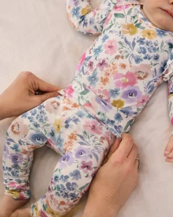 The Newborn Shop|The Newborn Shop<Little Sleepies Fold-Over Legging Tiny Blooms
