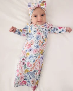 The Newborn Shop|The Newborn Shop<Little Sleepies Infant Gown Tiny Blooms