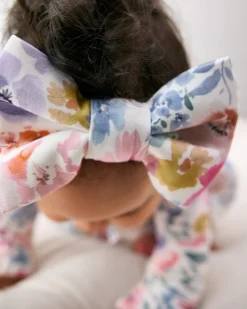 The Newborn Shop|The Newborn Shop<Little Sleepies Luxe Bow Headband Tiny Blooms