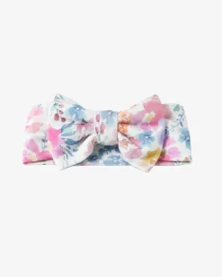 The Newborn Shop|The Newborn Shop<Little Sleepies Luxe Bow Headband Tiny Blooms