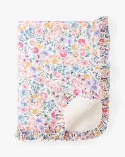 The Newborn Shop|The Newborn Shop<Little Sleepies Ruffle Mini Cloud Blanket® Tiny Blooms