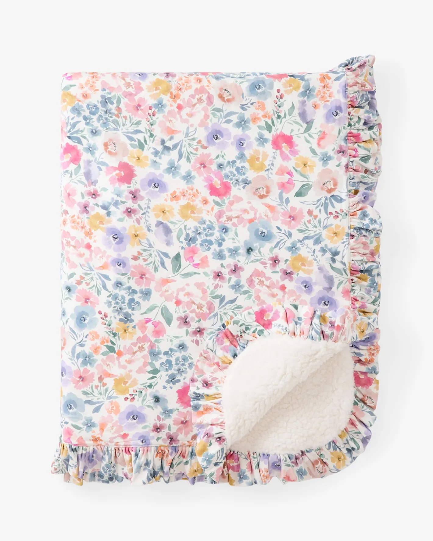 The Newborn Shop|The Newborn Shop<Little Sleepies Ruffle Mini Cloud Blanket® Tiny Blooms