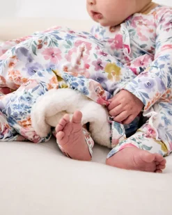 The Newborn Shop|The Newborn Shop<Little Sleepies Ruffle Mini Cloud Blanket® Tiny Blooms