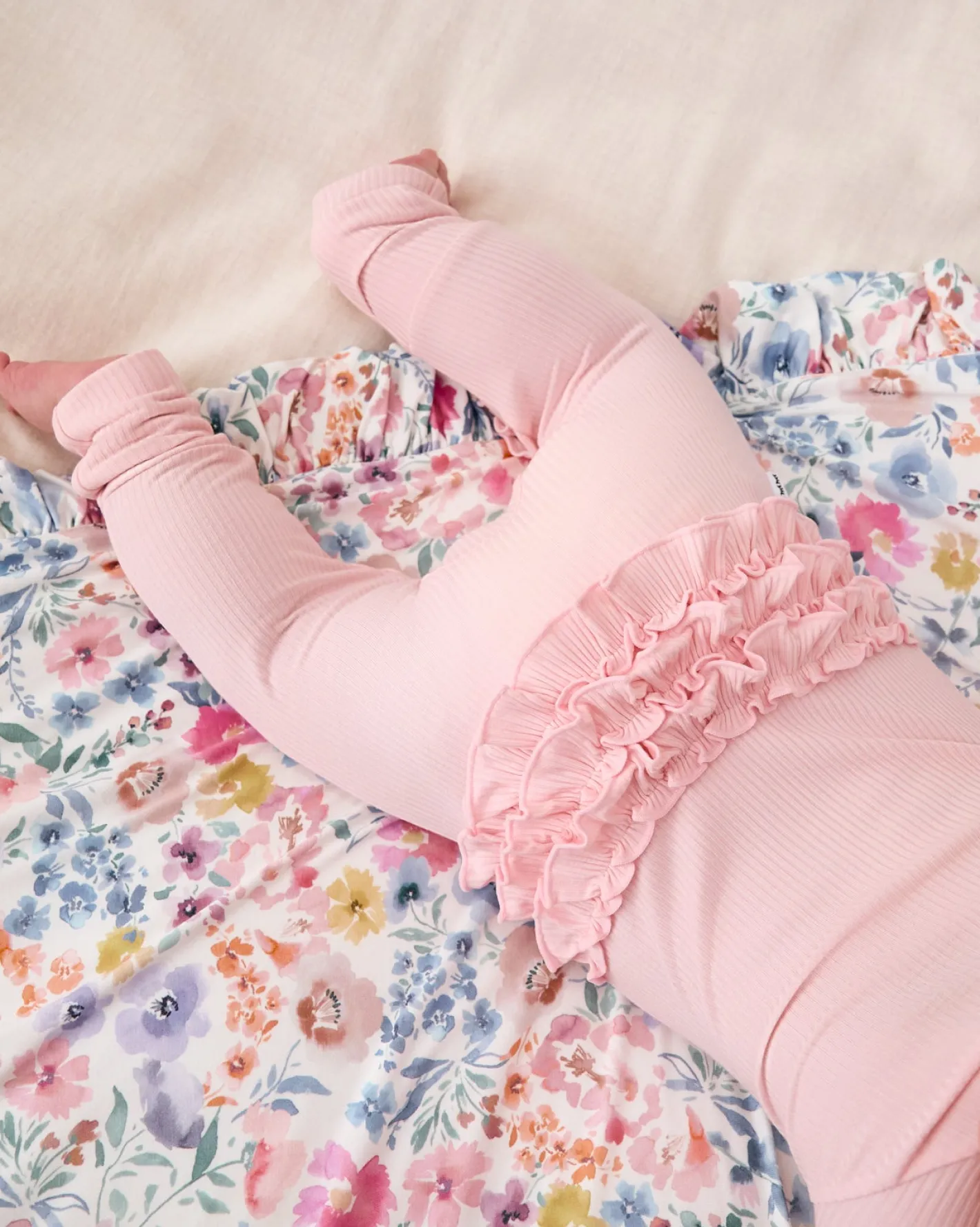 The Newborn Shop|The Newborn Shop<Little Sleepies Ruffle Mini Cloud Blanket® Tiny Blooms