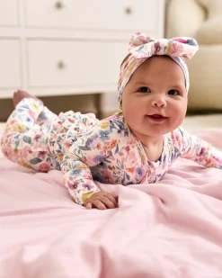 The Newborn Shop|The Newborn Shop<Little Sleepies Ruffle Zippy Tiny Blooms