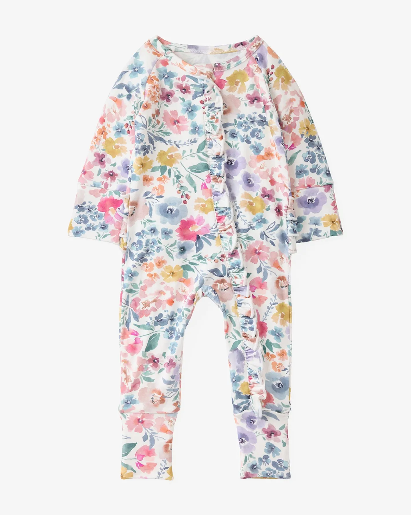 The Newborn Shop|The Newborn Shop<Little Sleepies Ruffle Zippy Tiny Blooms