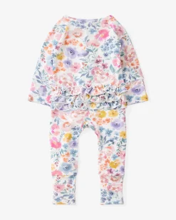 The Newborn Shop|The Newborn Shop<Little Sleepies Ruffle Zippy Tiny Blooms