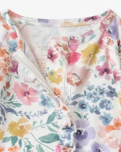 The Newborn Shop|The Newborn Shop<Little Sleepies Ruffle Zippy Tiny Blooms
