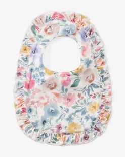 The Newborn Shop|The Newborn Shop<Little Sleepies Ruffle Bib Tiny Blooms