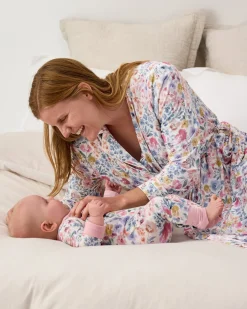 The Newborn Shop|The Newborn Shop<Little Sleepies Women's Robe Tiny Blooms