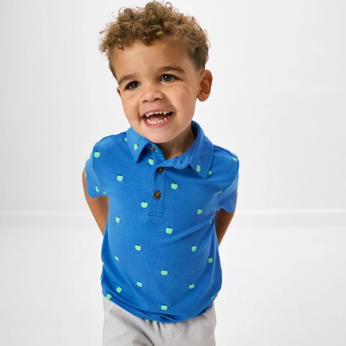 Tops & Tees|Tops & Tees<Little Sleepies Polo Shirt Tiny Orchard