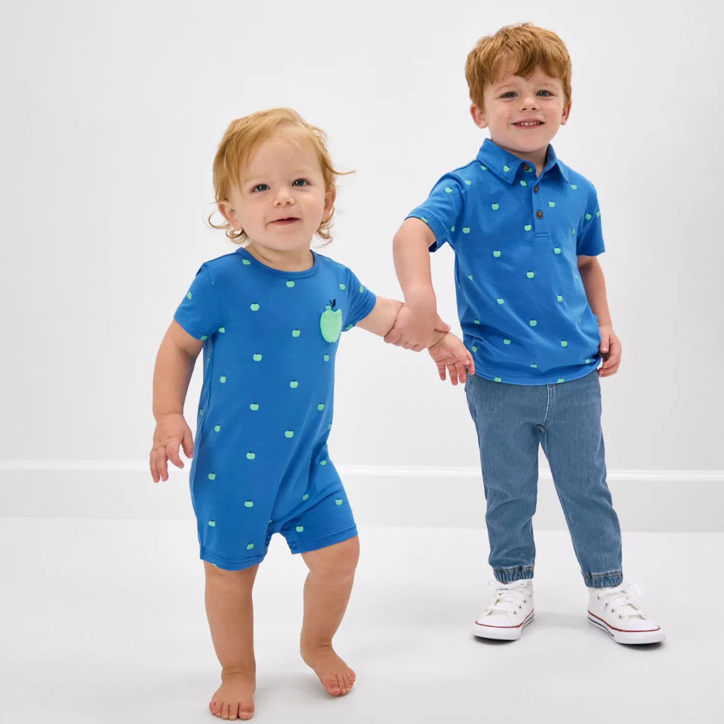 Tops & Tees|Tops & Tees<Little Sleepies Polo Shirt Tiny Orchard