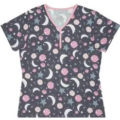 Mommy & Me|Mommy & Me<Little Sleepies Women's Short Sleeve Pajama Top To the Moon & Back