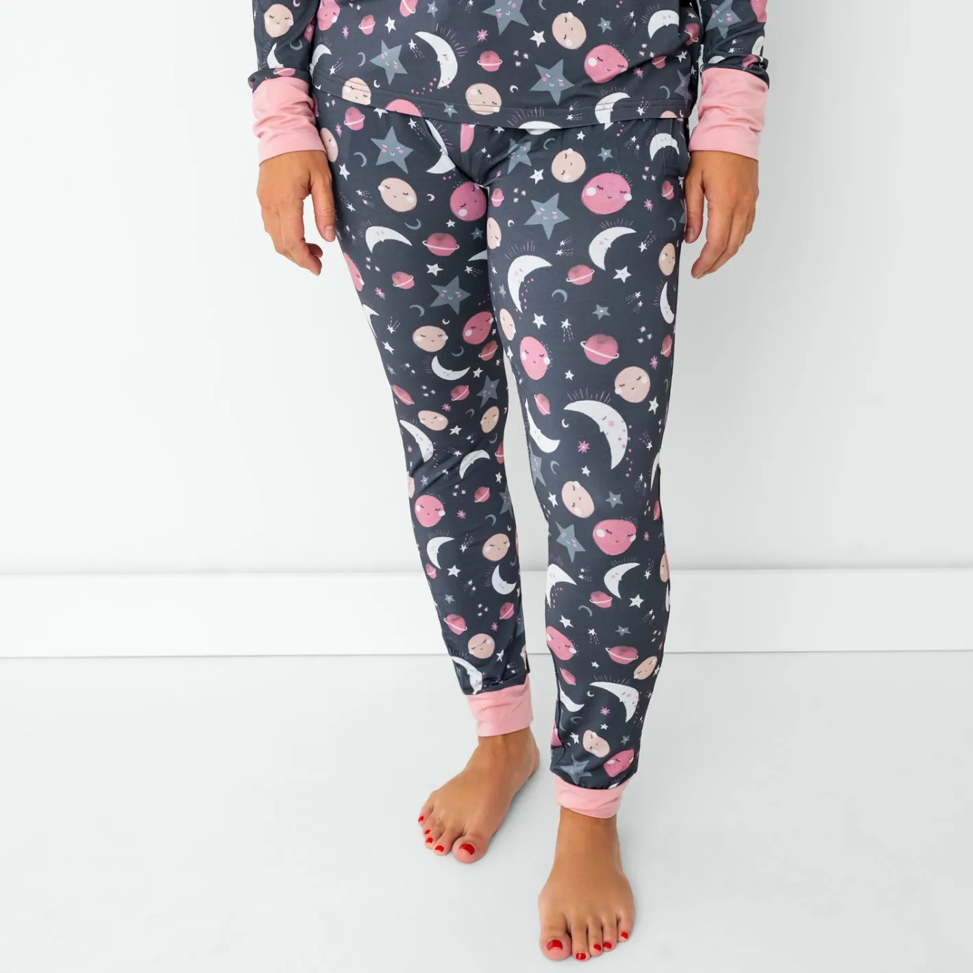 Mommy & Me|Mommy & Me<Little Sleepies Women's Pajama Pants To the Moon & Back