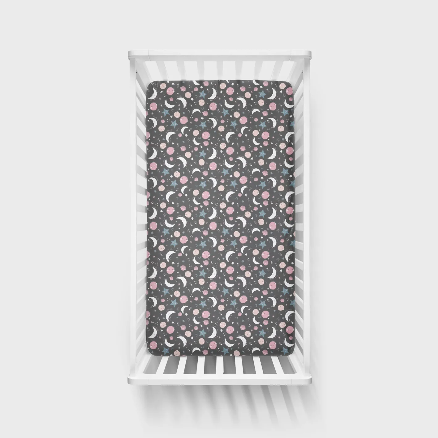 Sheets<Little Sleepies Fitted Crib Sheet To the Moon & Back