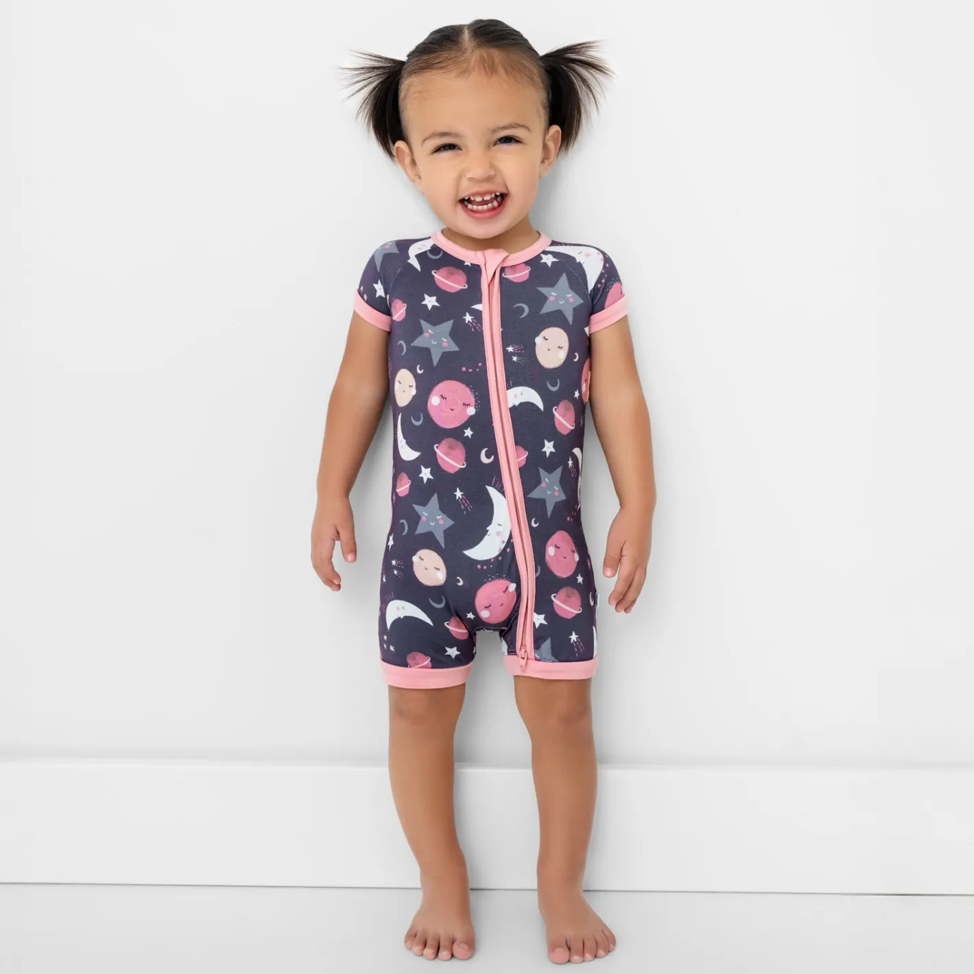 Zippies|Sibling Matching<Little Sleepies Shorty Zippy To the Moon & Back