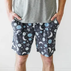Daddy & Me|Men's<Little Sleepies Men's Pajama Shorts To the Moon & Back