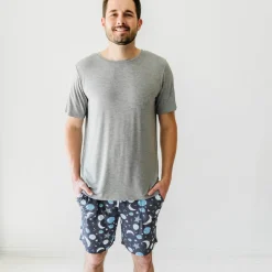 Daddy & Me|Men's<Little Sleepies Men's Pajama Shorts To the Moon & Back