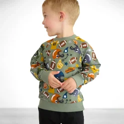 Tops & Tees|Tops & Tees<Little Sleepies Crewneck Sweatshirt Touchdown Time