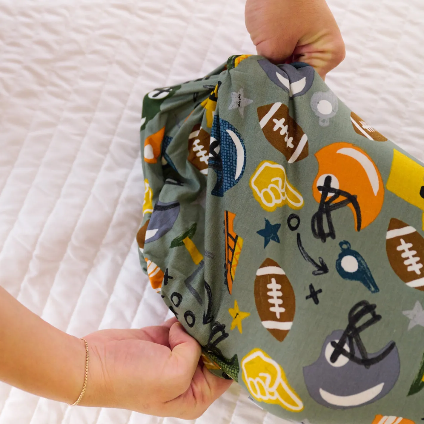 Layette|Infant Gowns<Little Sleepies Infant Gown Touchdown Time