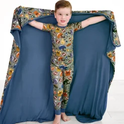 Cloud Blankets|Cloud Blankets<Little Sleepies Large Cloud Blanket® Touchdown Time