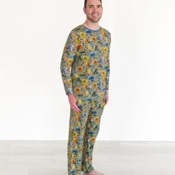 Daddy & Me|Full Family Matching<Little Sleepies Men's Pajama Pants Touchdown Time