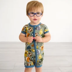 Zippies|Mommy & Me<Little Sleepies Shorty Zippy Touchdown Time