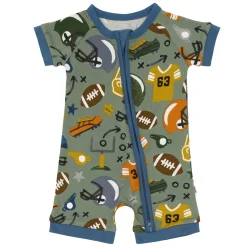 Zippies|Mommy & Me<Little Sleepies Shorty Zippy Touchdown Time