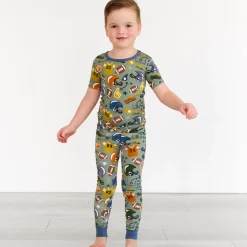 Two-Piece Pj Sets|Two-Piece Pj Sets<Little Sleepies Two-Piece Pajama Set Touchdown Time