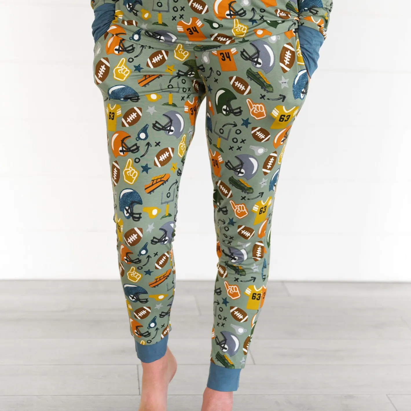 Mommy & Me|Mommy & Me<Little Sleepies Women's Pajama Pants Touchdown Time