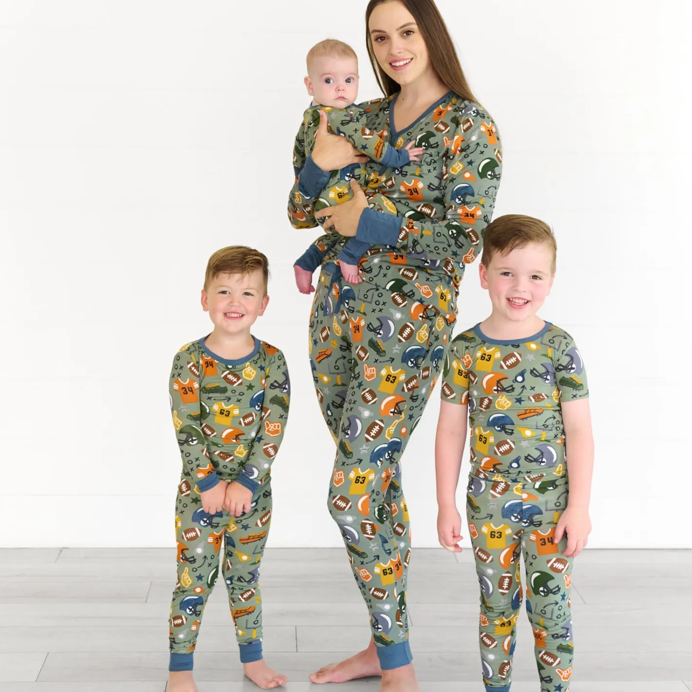 Mommy & Me|Mommy & Me<Little Sleepies Women's Pajama Pants Touchdown Time