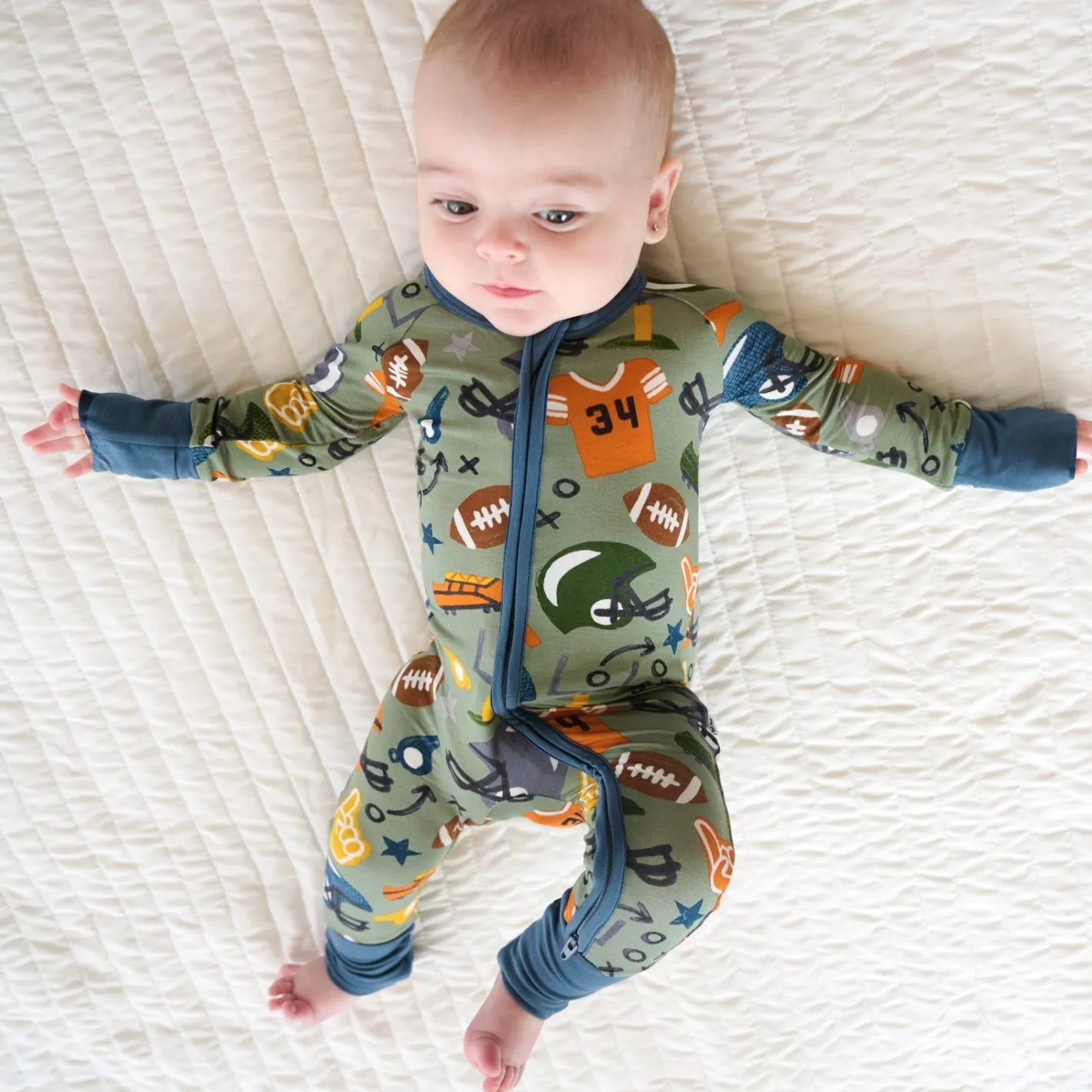 Zippies|Mommy & Me<Little Sleepies Zippy Touchdown Time