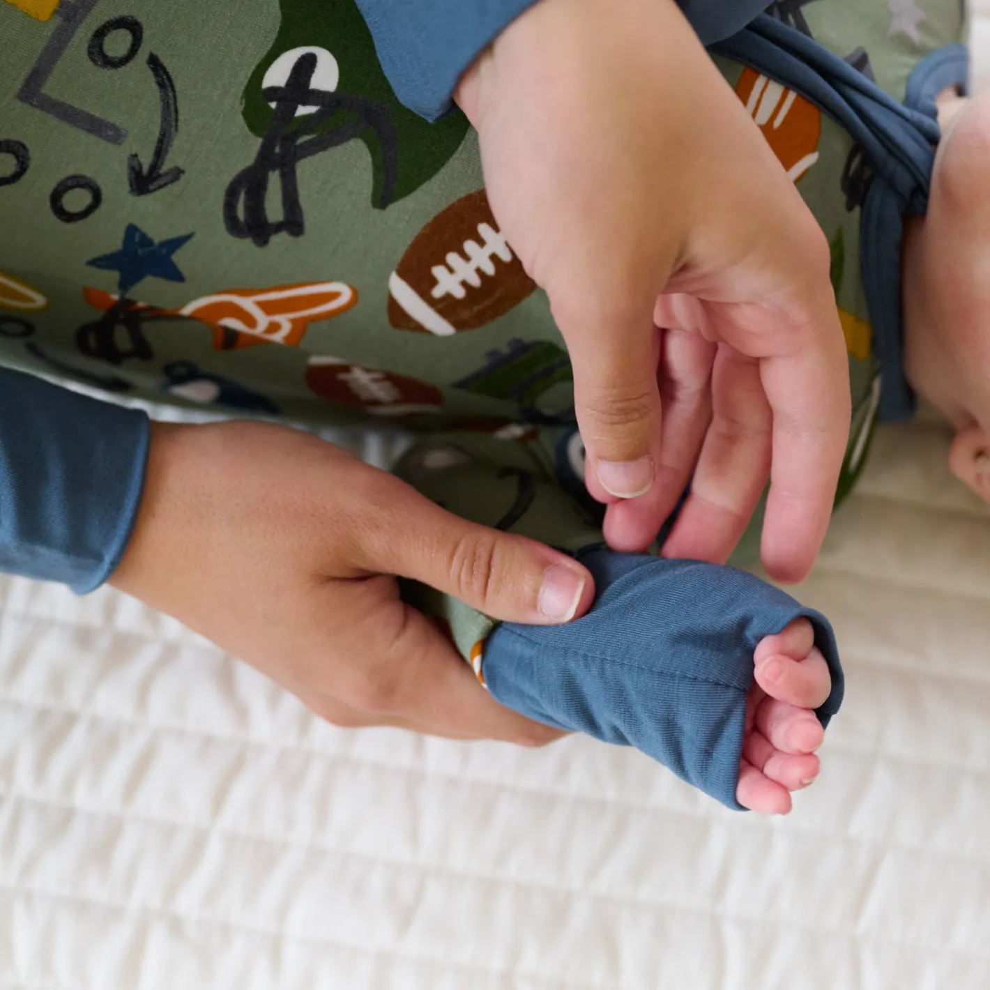 Zippies|Mommy & Me<Little Sleepies Zippy Touchdown Time